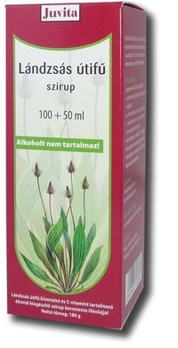 A nagyításhoz kattintson a képre! Jutavit Lándzsás Útifű Szirup 100+50 ML