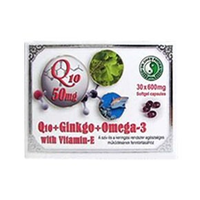 A nagyításhoz kattintson a képre! Dr. Chen Q-10+ginkgo+omega3 Kapszula 30 db