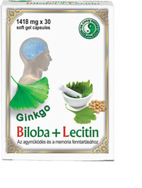 A nagyításhoz kattintson a képre! Dr. Chen Ginkgo Biloba+lecitin Kapszula 30 db