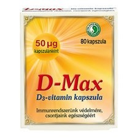 A nagyításhoz kattintson a képre! Dr. Chen D-max D3-vitamin Kapszula 80 db