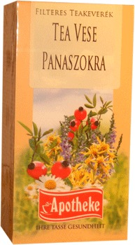 A nagyításhoz kattintson a képre! Apotheke Tea Vese Panaszokra 20 Filter