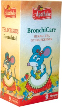 A nagyításhoz kattintson a képre! Apotheke Bronchicare Tea Gyermekeknek 20 Filter