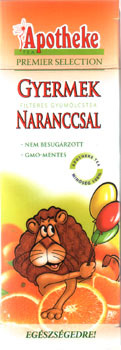 A nagyításhoz kattintson a képre! Apotheke Gyümölcstea Gyerekeknek Narancs 20 Filter