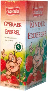 A nagyításhoz kattintson a képre! Apotheke Gyümölcstea Gyerekeknek Eper 20 Filter