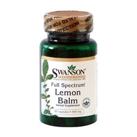 A nagyításhoz kattintson a képre! Swanson Lemon Balm Citromfű Levél Kapsz. 60 db
