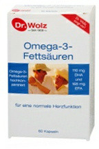 A nagyításhoz kattintson a képre! Dr.wolz Omega-3 Zsirsav Kapszula 60DB