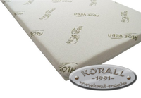 A nagyításhoz kattintson a képre! Korall Memory Fedőmatrac 140 x 200 x 6 cm Aloe Vera Huzattal