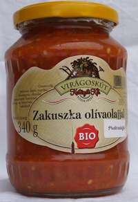 A nagyításhoz kattintson a képre! Virágoskút Bio Zakuszka Olivaolajjal 340 g