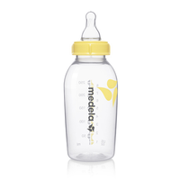 A nagyításhoz kattintson a képre! Medela Cumisüveg, Szilikon Etetőfejjel 250 Ml, M Méretű Cumival