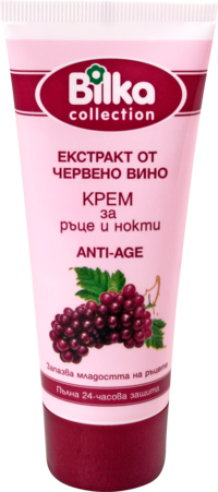 A nagyításhoz kattintson a képre! Bilka Anti-age Vörös Szőlő Kivonattal Kézkrém öregedés Ellen 65 ml