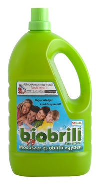 A nagyításhoz kattintson a képre! Biobrill Mosószer és öblítő Egyben 3000 ml