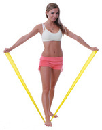 A nagyításhoz kattintson a képre! Fit-band Gumiszalag Gyenge Sárga 150cm