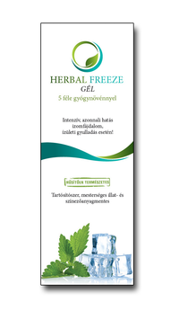 A nagyításhoz kattintson a képre! Herbal Freeze Gél