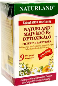 A nagyításhoz kattintson a képre! Naturland Májvédő Tea 25 Filteres