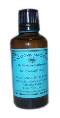 A nagyításhoz kattintson a képre! Gerani Máriatövis Magolaj 50 ml