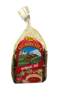 A nagyításhoz kattintson a képre! Iz-isz Gyümölcstea Tropusi 100 g