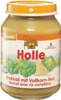 A nagyításhoz kattintson a képre! Holle Bio Bébiétel Brokkoli-teljes Rizs 190 g