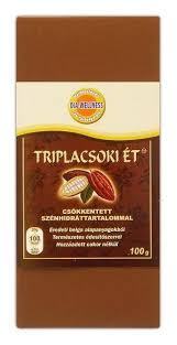 A nagyításhoz kattintson a képre! Dia-wellness Triplacsoki Ét 100 g