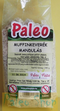 A nagyításhoz kattintson a képre! Paleo Muffinkeverék Mandulás-almás 240 g