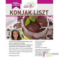 A nagyításhoz kattintson a képre! Szafi Fitt Konjak Liszt 100 g