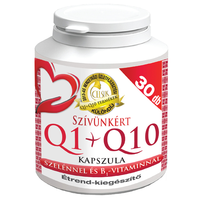 A nagyításhoz kattintson a képre! Szívünkért Q1+q10+szelén+b1-vitamin Kapszula 30db