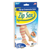 A nagyításhoz kattintson a képre! Zipsox Kompressziós Zokni Bézs Színben SM Méretben
