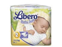 A nagyításhoz kattintson a képre! Libero Baby Soft Mini Pelenka 3-6 Kg 46 Dbcs