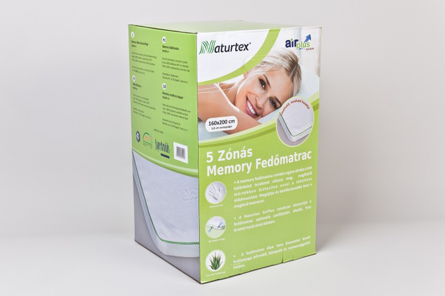A nagyításhoz kattintson a képre! Naturtex Memory Fedőmatrac 160x200