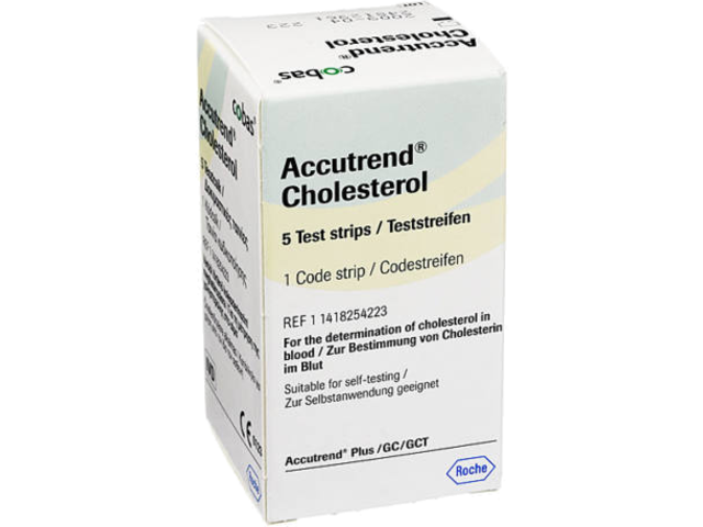 A nagyításhoz kattintson a képre! Accutrend Cholesterol Tesztcsík 5db
