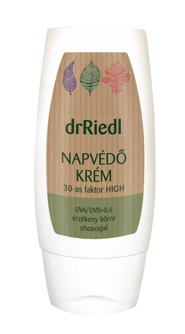 A nagyításhoz kattintson a képre! Drriedl Napvédő Krém 30 Faktor 100 ml