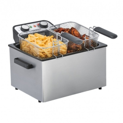 A nagyításhoz kattintson a képre! Steba DF 300 Olajsütő, Inox