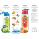 Kattintson a nagyításhoz Limonádé Készítő Palack, 750 ml - Piros