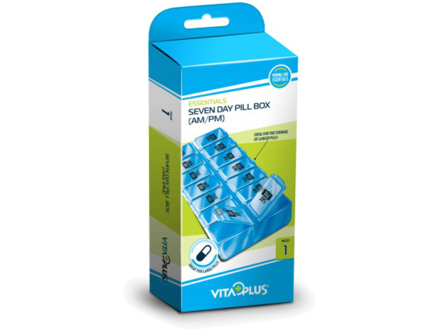 VitaPlus 1 hetes, 2 rekeszes gyógyszeradagoló VP64011