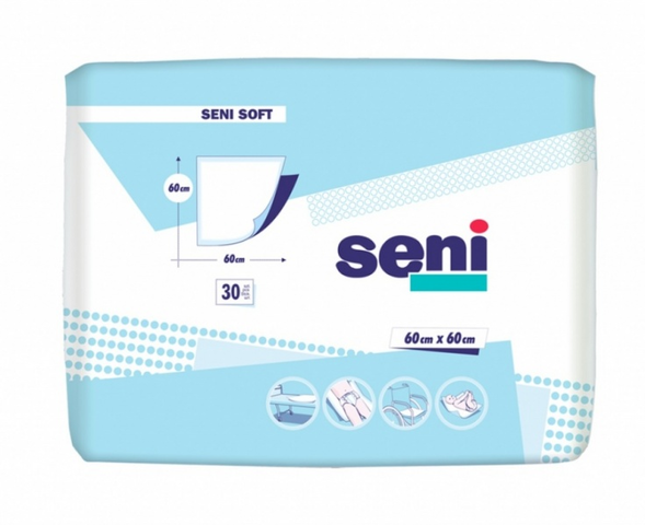 Seni Soft Super Betegalátét 60x60 Egyszer Használatos 30 db