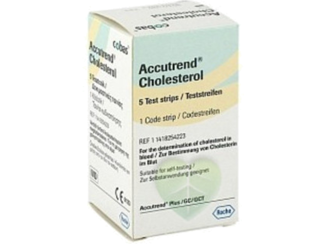 Accutrend tesztcsík cholesterol 5 db