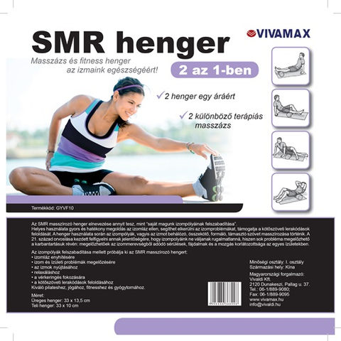 Vivamax SMR Masszírozó Henger Szett - GYVF10