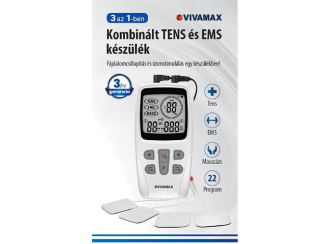 Vivamax Kombinált TENS és EMS készülék - GYVTT2
