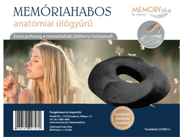 Memory Plus Memóriahabos anatómiai ülőgyűrű GYVMF13
