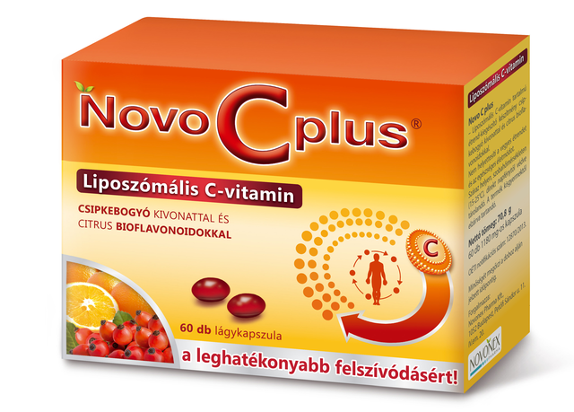 Novo C Plus Liposzómás étrendkiegészítő 60 Db-os