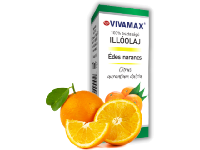 Vivamax édes narancs 100%-os tisztaságú illóolaj (10 ml)