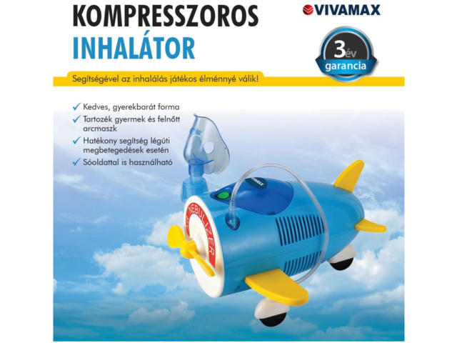 Vivamax V27 Kompresszoros Inhalátor - Repülő